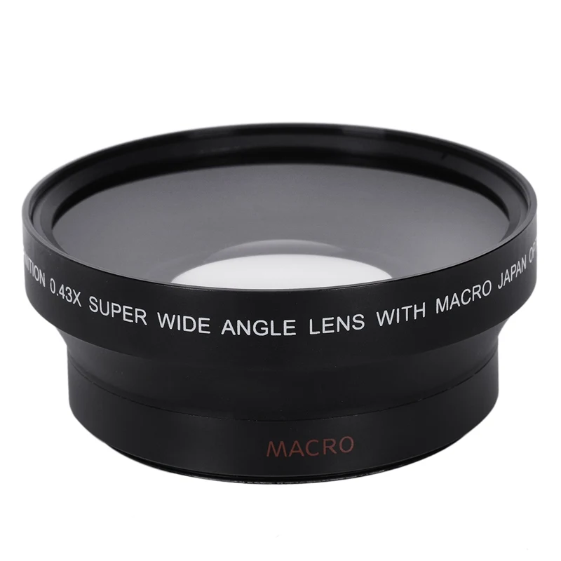 

67MM 0.43X Wide Angle Macro Lens with Macro for Nikon D200 D100 D2H D80 D50 D70 D70S D90 Canon 550D 600D 650D 1100D 5DII 7DII