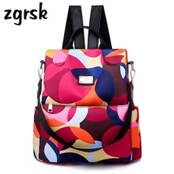Brand Waterproof Oxford Women Anti-theft Backpack High Quality School Bags For Women Luxury Multifunctional Travel Bags Mochila Brand Waterproof Oxford Women Anti-theft Backpack High Quality School Bags For Women Luxury Multifunctional Travel Bags Mochila