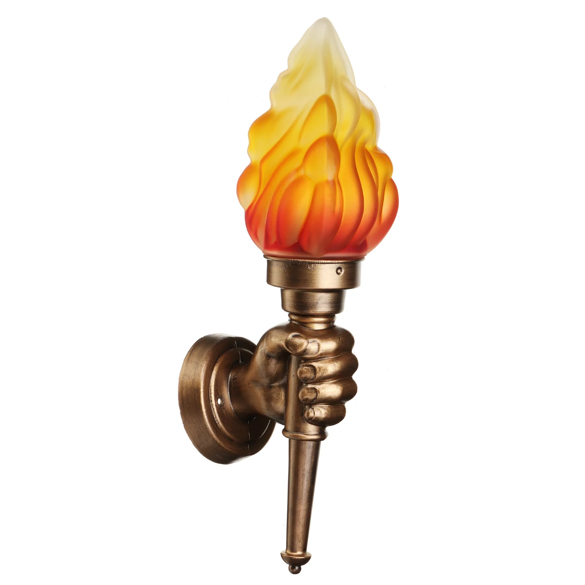  Retro Torch Hand Lamp Creatives LED Wall Light for Outdoor Indoor Lighting for Balcony Bedroom Loft - 32970733955