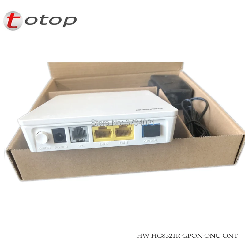 Huawei HG8321R GPON ONU 1GE+ 1FE+ 1 Голосовой порт, H.248 и SIP двойной протокол FTTH GPON ONT модем, английская прошивка