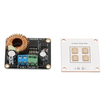 

3D Printer Parts 40W UV LED Light Source Lamp Panel + 30W LED Driver Board
