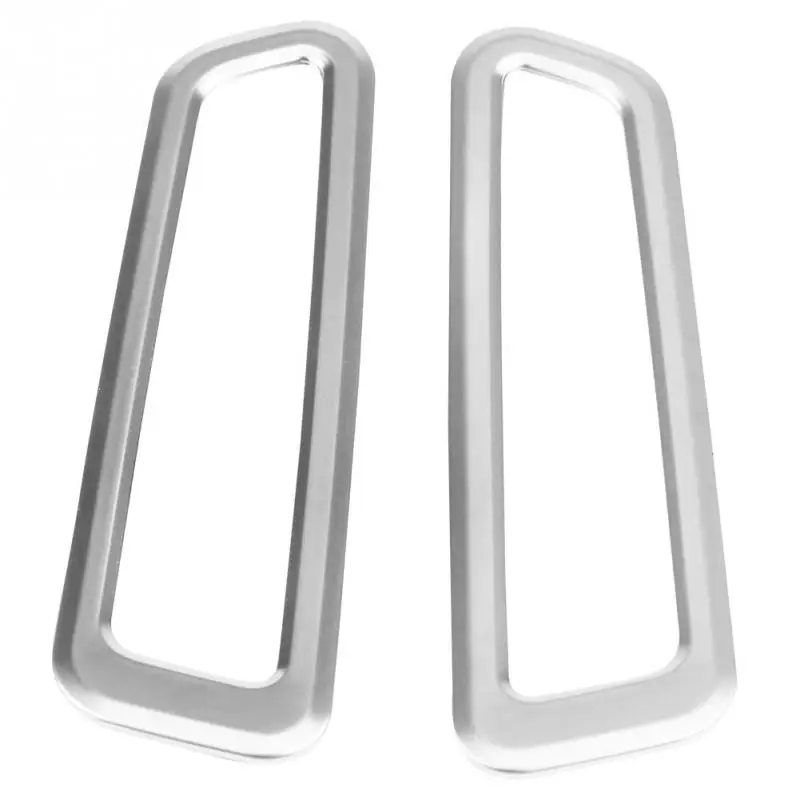 

2pcs Car Front Pillar Column Outlet Frame Cover Trim for Maserati Levante 2017-2018 ABS Chromed Car Styling Silver Color NEW