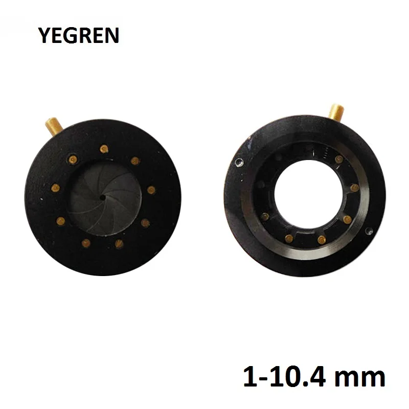  1-10.4 mm Aperture Diameter Zoom Iris Diaphragm Aperture Condenser for Microscope Camera Optical CC - 32991953214