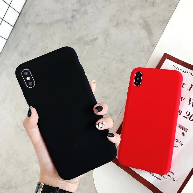 

Buluby Official Silicone Case For Apple iPhone 6 6s 7 8 s Plus X Xr Xs Max Luxury Full Coverage Mobile Phone Cover Soft Coque