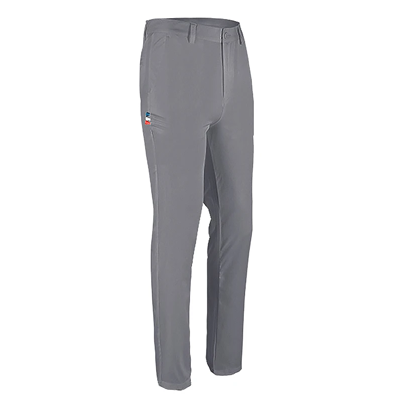 

Pgm Men'S Golf Tennis Summer Slim Pants Quick-Drying Breathable Tee Sports Pants Gray