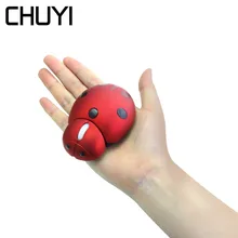 Беспроводная мини-мышь азиатских Леди Жук в форме USB оптическая мышь 3000 точек/дюйм милый компьютер компьютерная мышь с USB приемник для детей ноутбука