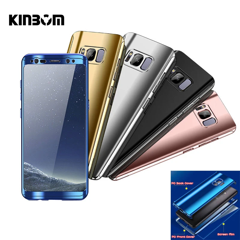 KINBOM 360 градусов Покрытие Зеркальные Чехлы для samsung Galaxy S10 Lite Полное покрытие S10Plus