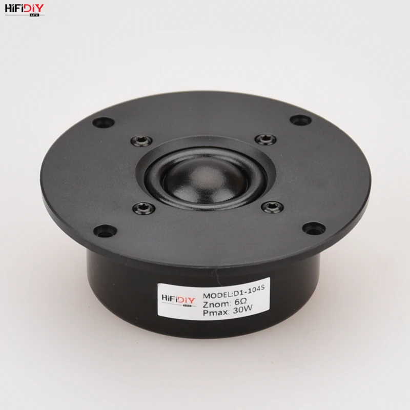 Hifidiy в прямом эфире Hi Fi 4 дюйма твитер Динамик масла блока черный шелковый край