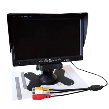 

800x480 Full Color 7 Inch TFT LCD FPV Monitor For 5.8Ghz Receiver Car Display RC Drone Racing DIY Spare Part Accessories