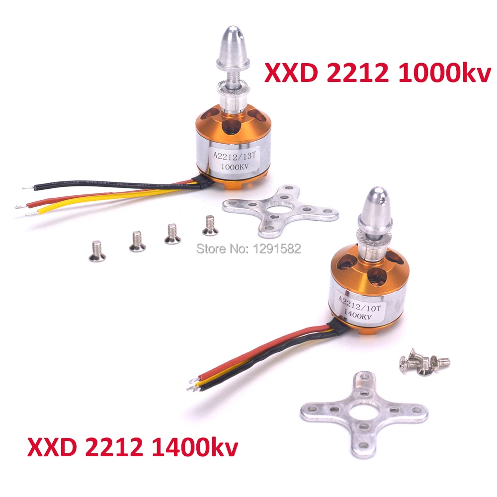 XXD A2212 2212 1000KV 13T / 1400KV 10T бесщеточный мотор Outrunner для радиоуправляемого летательного