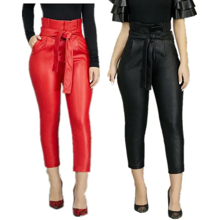 belted cargo trousers