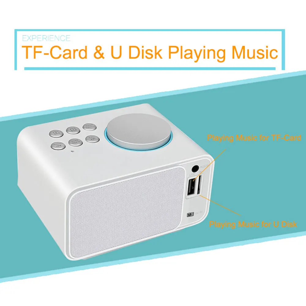 Цифровой будильник с европейской вилкой bluetooth динамик usb зарядным устройством fm