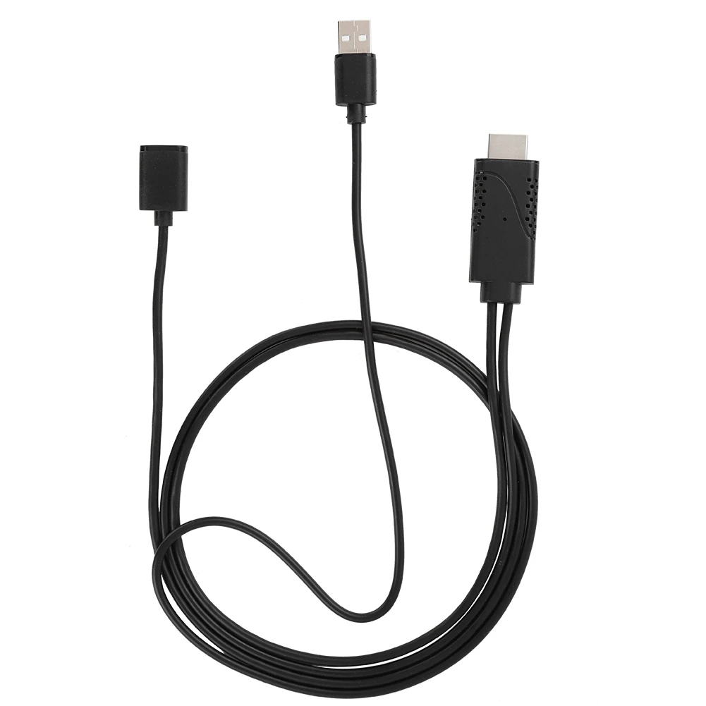 Кабель usb mini 2 в 1 1080 P USB Женский к HDMI Мужской кабель HDTV адаптера Шнур для iPhone Android горячая распродажа