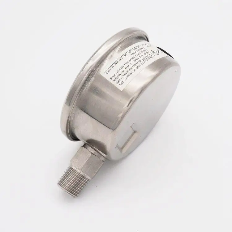 1/" 1/4" BSPT/NPT 60 мм Циферблат-1 до 600 бар манометр 304 нержавеющая бар PSI N2 паровой пивоваренный пневматический