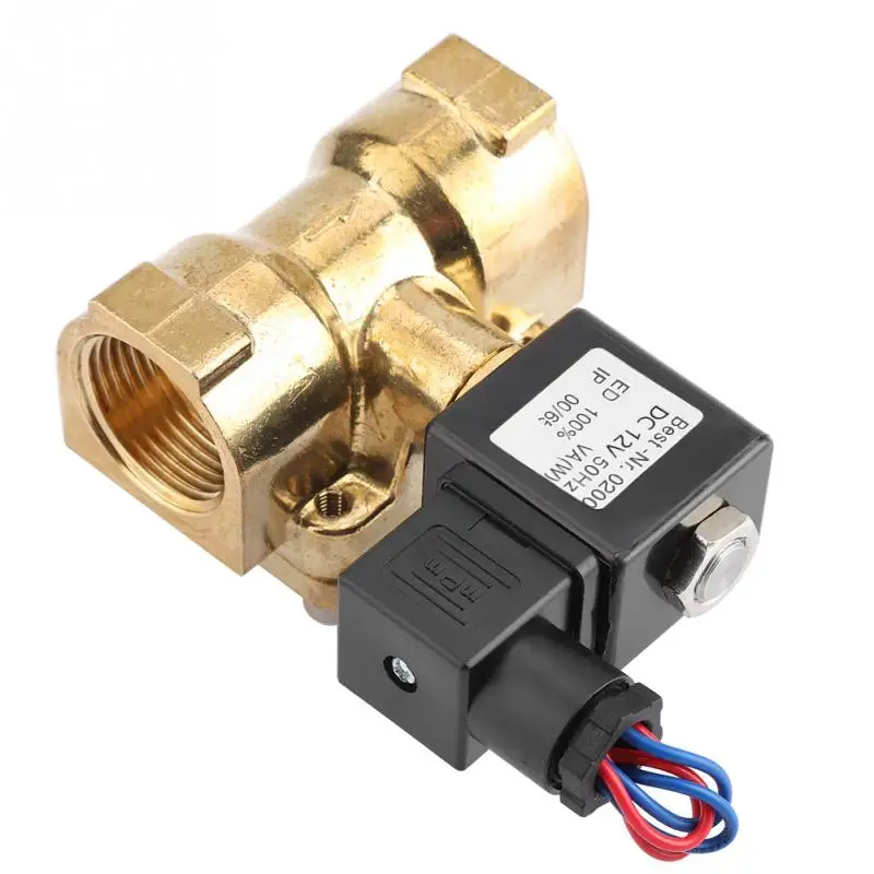 Соленоидный клапан 12 В 24 в 110 220 G1 &quot1.6MPA 2 полосный N/C мембранный Электрический valvula
