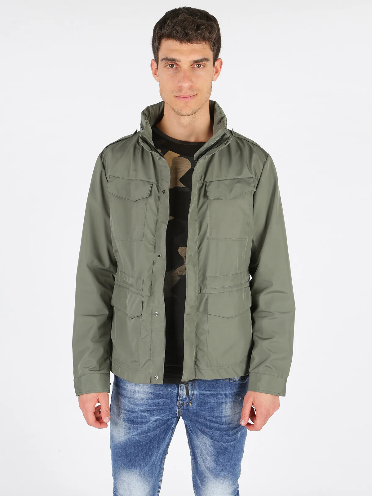 Waterproof multi pocket Jacket Greenin Jackets from Men's Clothing on