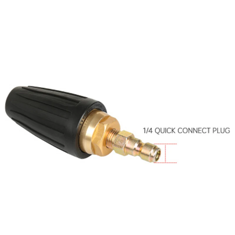 

High Pressure Rotary Nozzle Cleaner Washer Machine Turbo Nozzle 2.5/3.5/4 GPM