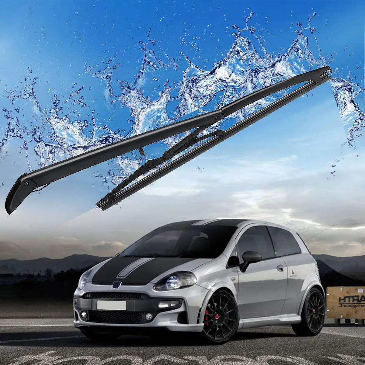 

Car Rear Window Windscreen Wiper Blade With Arm For Fiat Punto 188 MK2 1999-2007