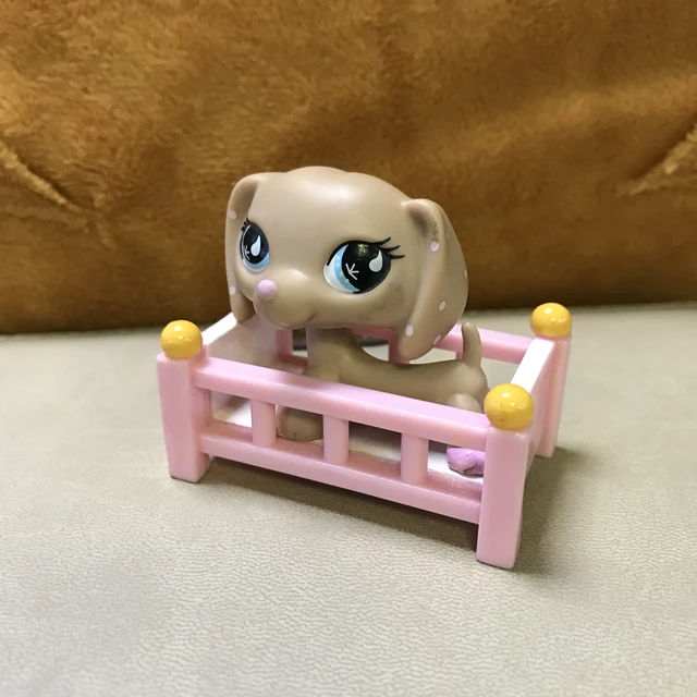 Lps Sportiest Dachshund #909 Puppy Dog Rare Collection With Mini Bed -  Action Figures - AliExpress