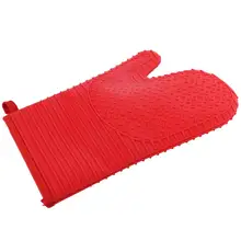 1 шт. термостойкие противоскользящие кухонные перчатки для микроволновой печи кухня выпечки силиконовый инструмент термостойкие перчатки кулинарные рукавицы