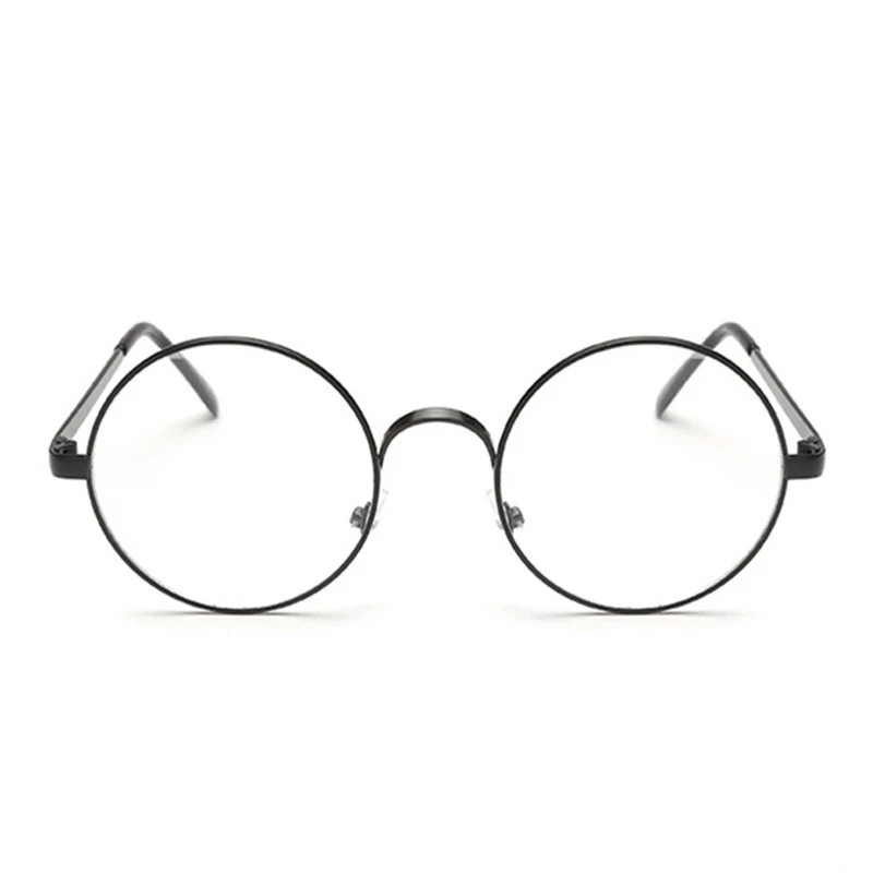 Винтажные Ретро прозрачные круглые очки, женские классические оптические очки, мужские очки, прозрачные линзы, оптические вечерние очки