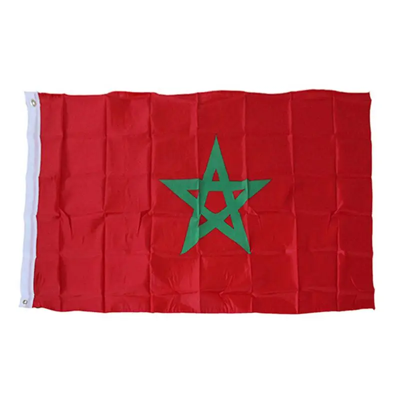 

Flag of Morocco 90*150cm For World Cup National Day Olympic Games Activity parade Festival Home Decorations