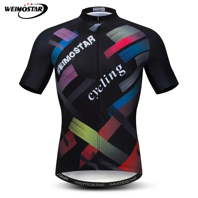 Weimostar Summer Short Sleeve Cycling Jersey Top 2022 Pro Team Cycling