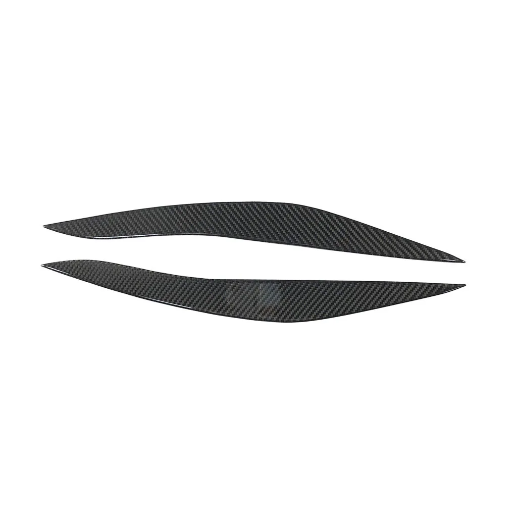

Car Carbon Fiber Headlights Eyebrows For BWM F10 5 Series 2011-2017
