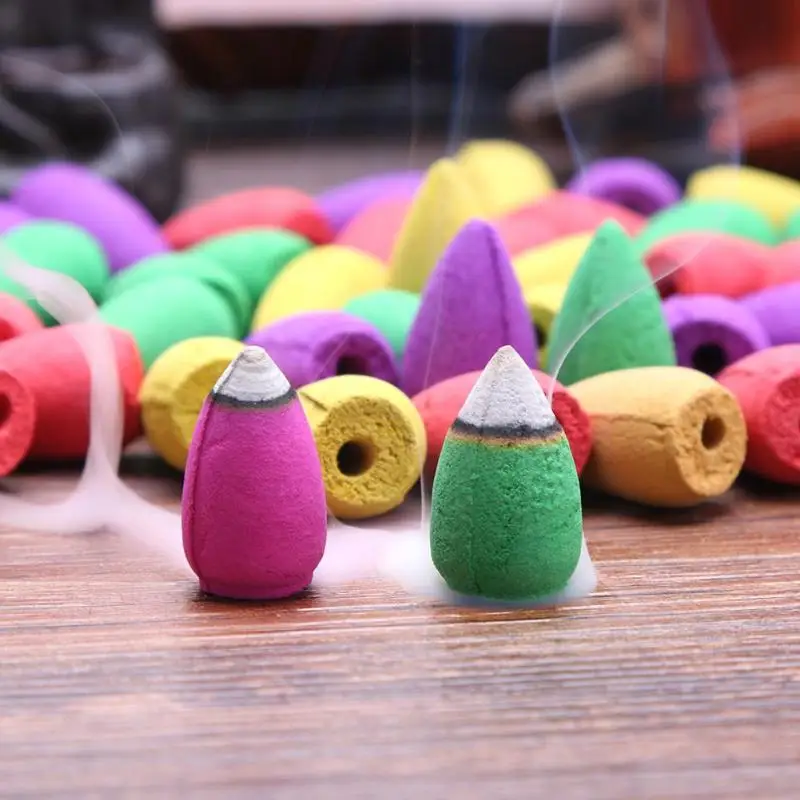40pcs/lot Fragrance Backflow Incense Cones Aromatherapy Reflux Scent