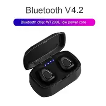 A7 TWS беспроводные наушники Bluetooth гарнитура стерео спортивные наушники с зарядным устройством для IOS Android phone музыкальные наушники 2 типа