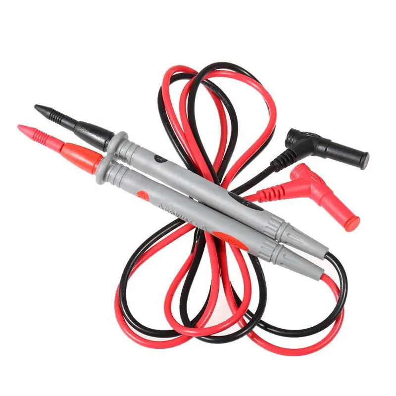 

1 Pair Probe Test Leads Pin Digital Oscilloscope Multimeter Test Leads for Current Voltage Meter 20A 1000V Needle Tip Cable