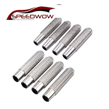 

SPEEDWOW 4 Pcs Chrome Door Bolt Lock Pin Decoration Cover Trim For Merceders Benz 2016 2017 E W213 GLC C W205 2015 Copper