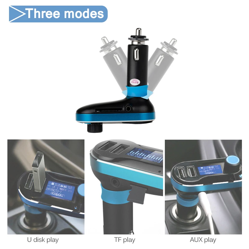 FORNORM беспроводной Bluetooth MP3 плеер Handsfree автомобильный комплект с fm передатчиком