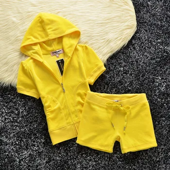 

Foreign Trade High-end Summer Fashion Sportswear Crown Drill Short Sleeve Suit Office Leisure Women Decoration Body