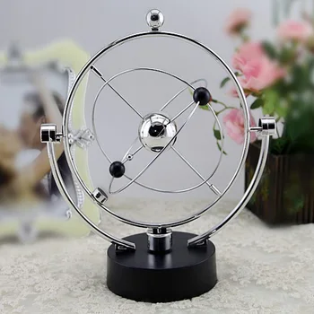 

Perpetual Motion Desk Sculpture Model Desk Decoration Set Kinetic Art Galaxy Planet Balance Mobile - Magnetic Executive Office H