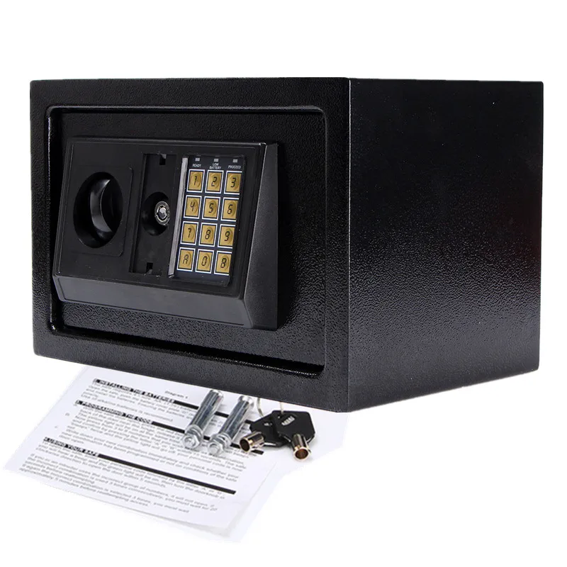 

Digital Electronic Safe Box Q235B Steel Plate Keypad Lock Wall Security Cash Jewelry Hotel Cabinet Safes