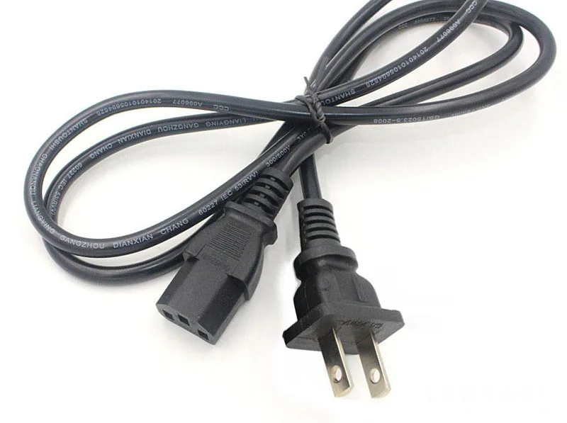 عالية الجودة 3 الشق شقة لنا الاتحاد الأوروبي التوصيل AC سلك كابل خط لأجهزة الكمبيوتر المحمول PC مصدر إمداد الطاقة محمول محول مقياس طابعة شاحن ا...