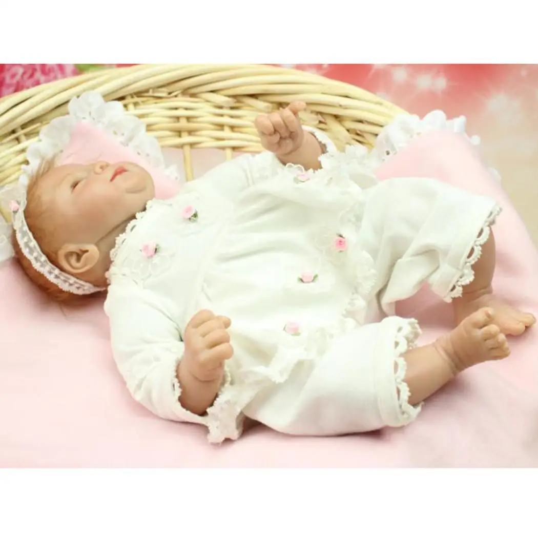 

Kids Soft Silicone Realistic With Clothes Reborn Baby Collectibles, Gift, Playmate Doll Birth Certificate