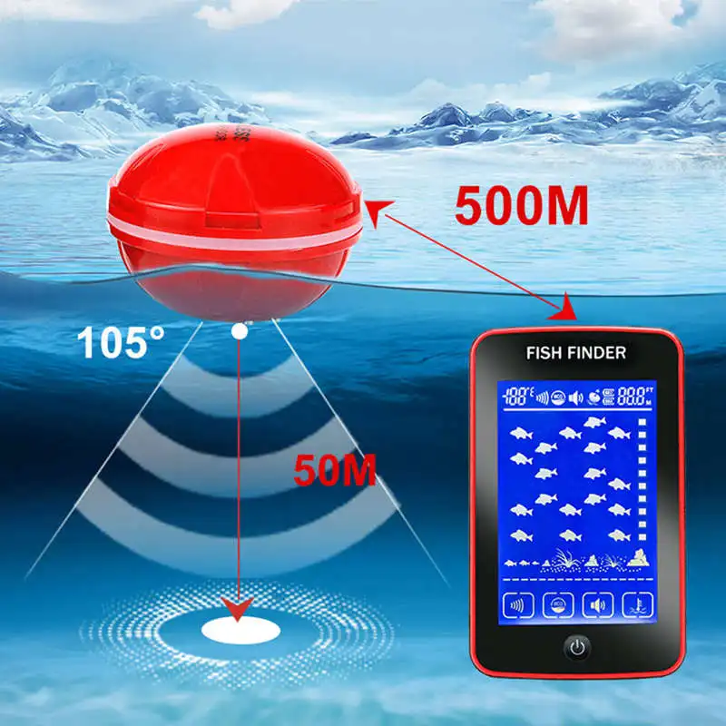 “ Lidar com Sonda Finder Sonar Sensor Digital à