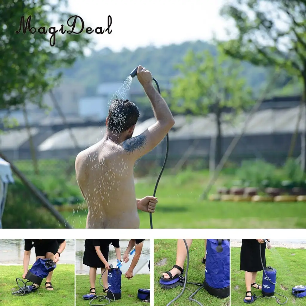

Portable Collapsible Shower Bag 11L Camping Bathing Bath for Men Women Outdoors Hiking Climbing