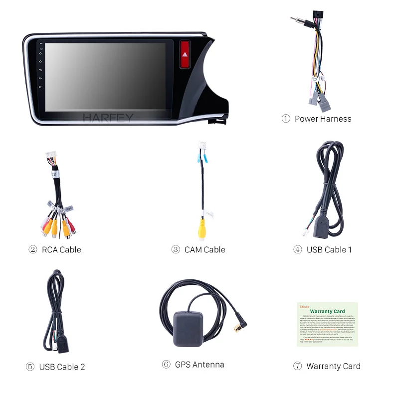 Top Harfey 10.1 inch Quad-core Android 8.1 Car Radio Bluetooth GPS Navigation For 2014 2015 2016 2017 HONDA CITY RHD Support 3G WIFI 3 Top Harfey 10.1 inch Quad-core Android 8.1 Car Radio Bluetooth GPS Navigation For 2014 2015 2016 2017 HONDA CITY RHD Support 3G WIFI 3