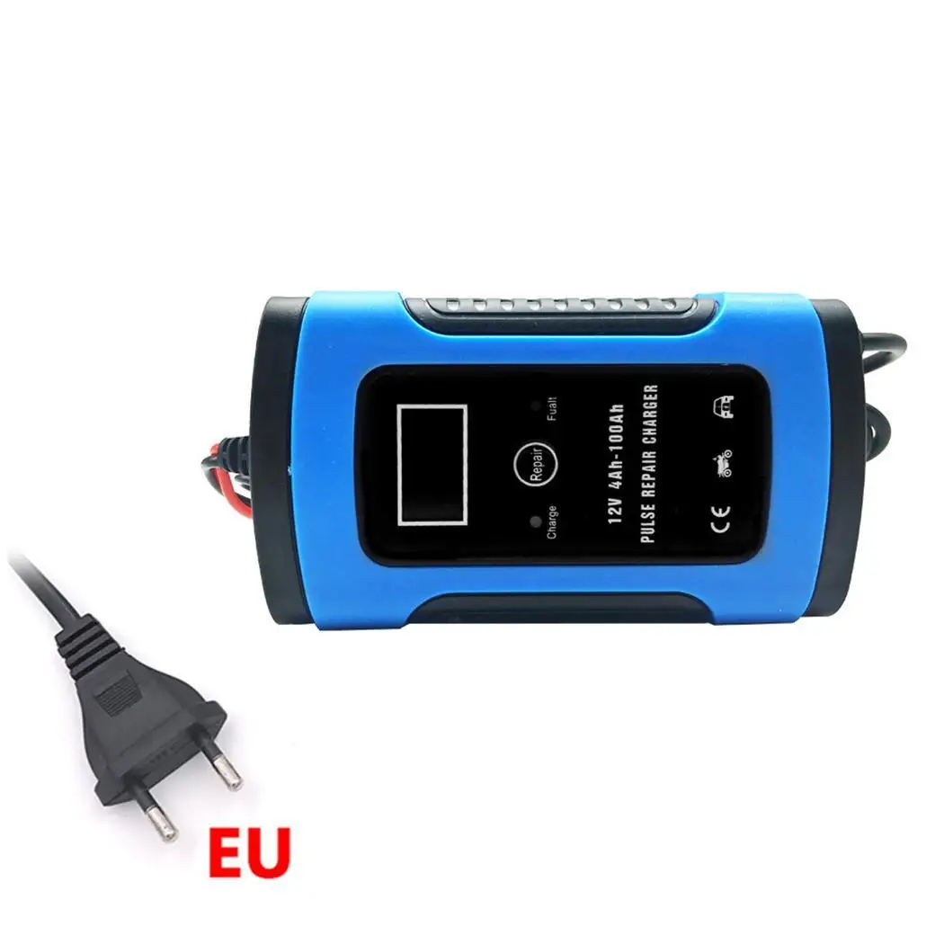 12 V 6A ЖК дисплей смарт адаптер для быстрого автомобильного Батарея Зарядное