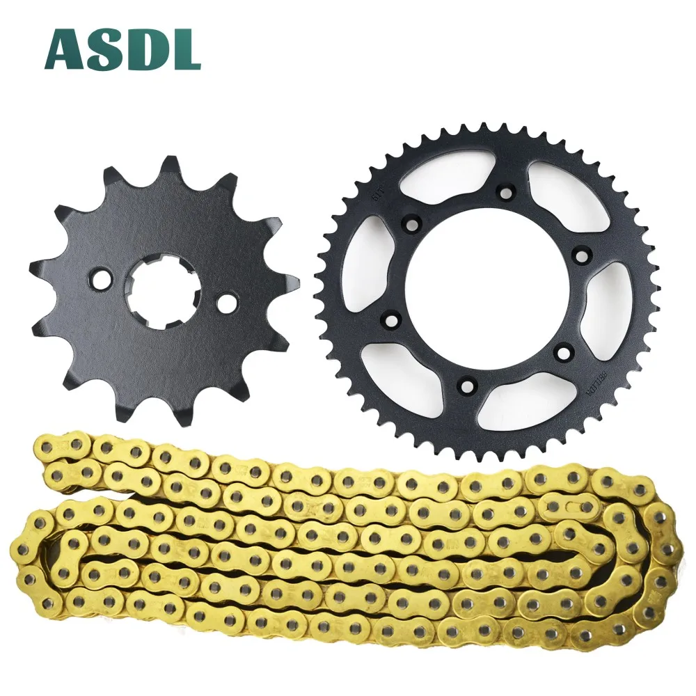 

520 13T 51T Motorcycle Motor Transmission Drive Chain and front rear sprocket set for HONDA CR125 RD RE RF CR 125 1983 1984 1985