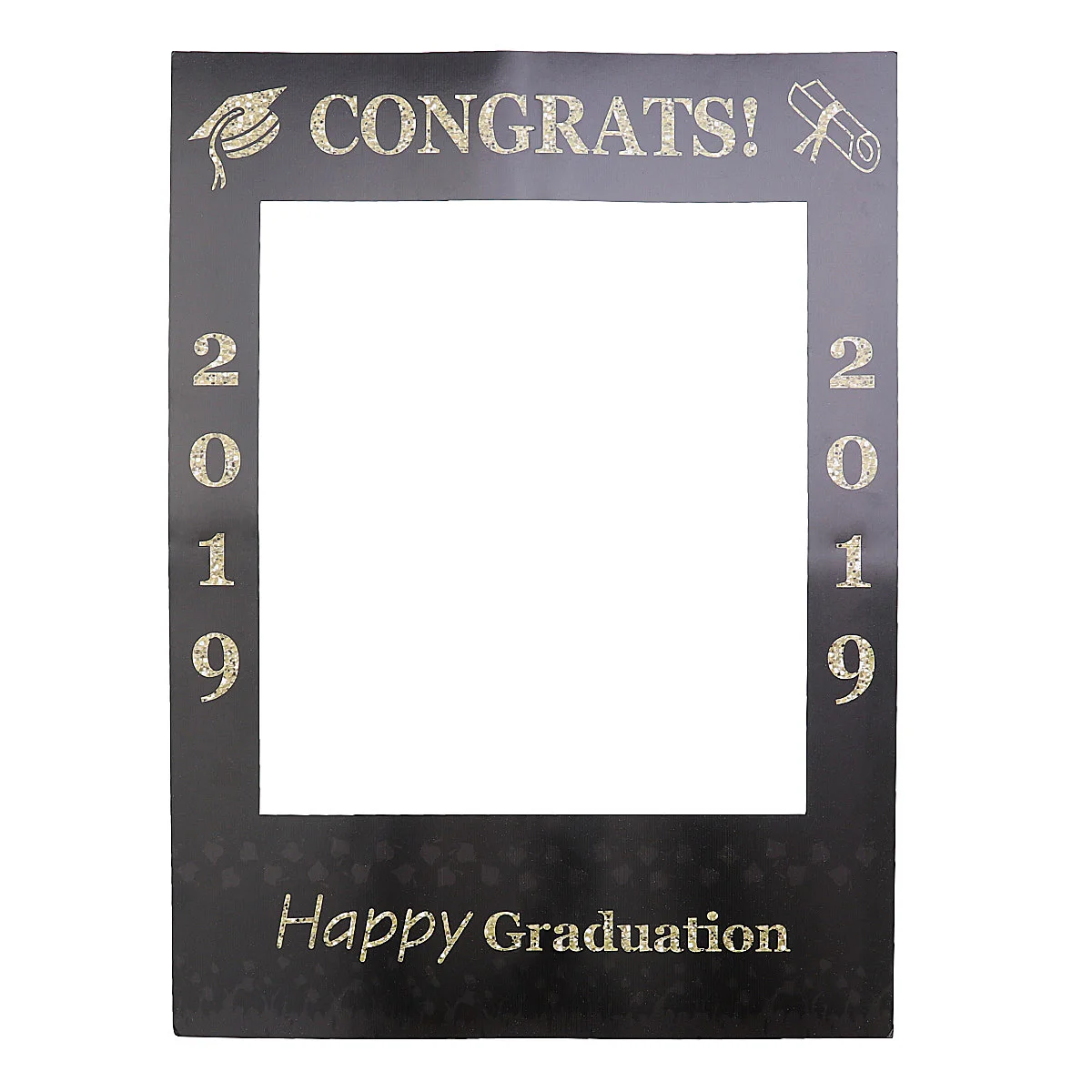 

1PC 2019 Graduation Photo Props Cretive Lightweight Paper Simple Photo Frame For Graduation Event Party Photograph Decoration