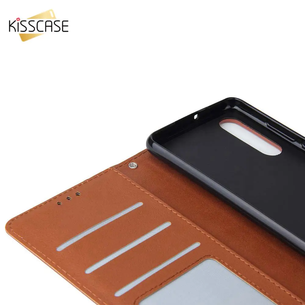 KISSCASE винтажный деловой чехол для Huawei P8 Lite 2017 телефона P10 lite Honor P20 Pro Mate 10 Coque