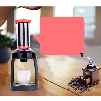 2019 New Portable ABS Electric Automatic Coffee Machine Espresso Coffee Maker Brewer Travel Manual Coffee Machine Accessories
