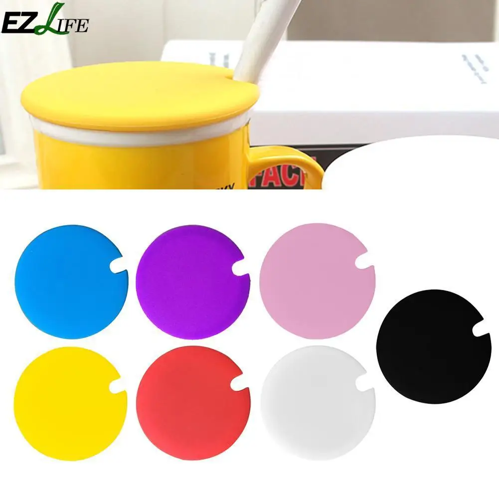 EZLIFE Creative Cup Lids Food grade Silicone Cup Cover Heat resistant