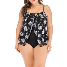 Женское танкини цветочный Цельный купальник купальное платье Мягкий бикини бразильский купальник Женская Одежда для пляжа больших размеров бикини Монокини