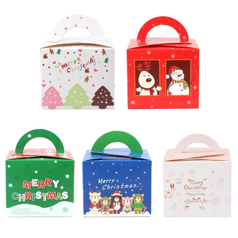 

Christmas Candy Gift Box Beautifully Folded Colorful Christmas Apple Packaging Box Christmas Stocking Ornaments Kids Gift
