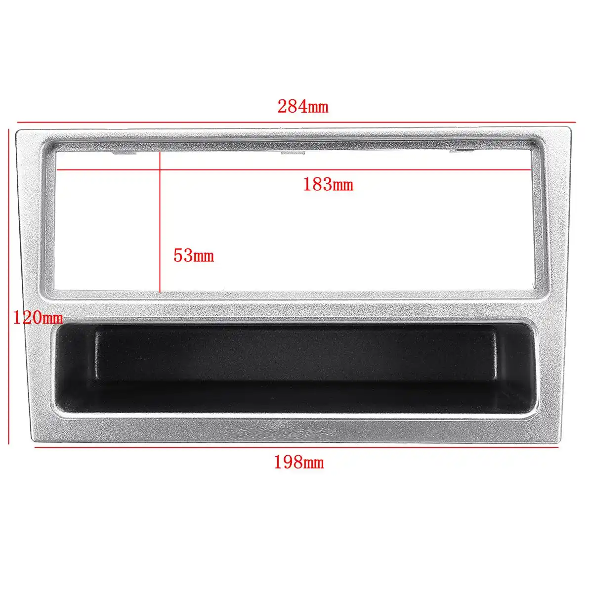 HB 1x maqueta delantero negro para Opel Agila año 2008-2015